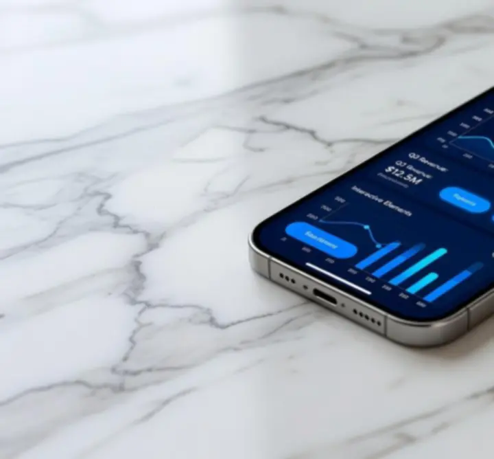 Інтерфейс мобільного банкінгу ФінансПро з біометричною автентифікацією