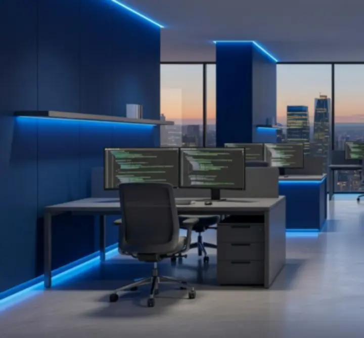 Сучасний офіс Intelion з командою розробників