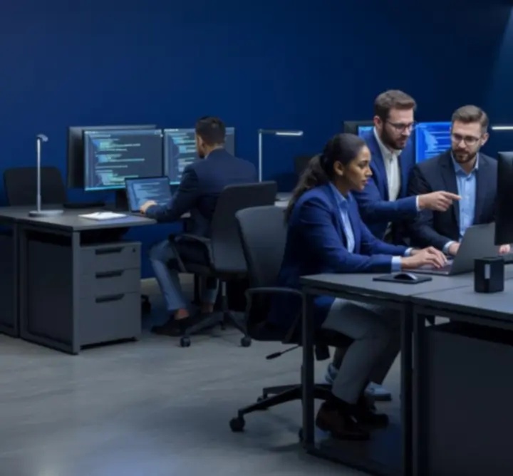 Команда розробників Intelion працює над корпоративним програмним рішенням